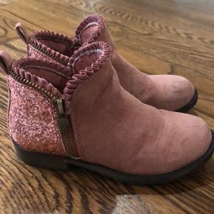 Pink Sparkle Boots